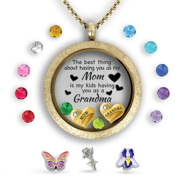 Alluring Beauty Necklace Pendant Personalized Jewelry for Grandma Gift BV46 to My Grandma Grandma Necklace 